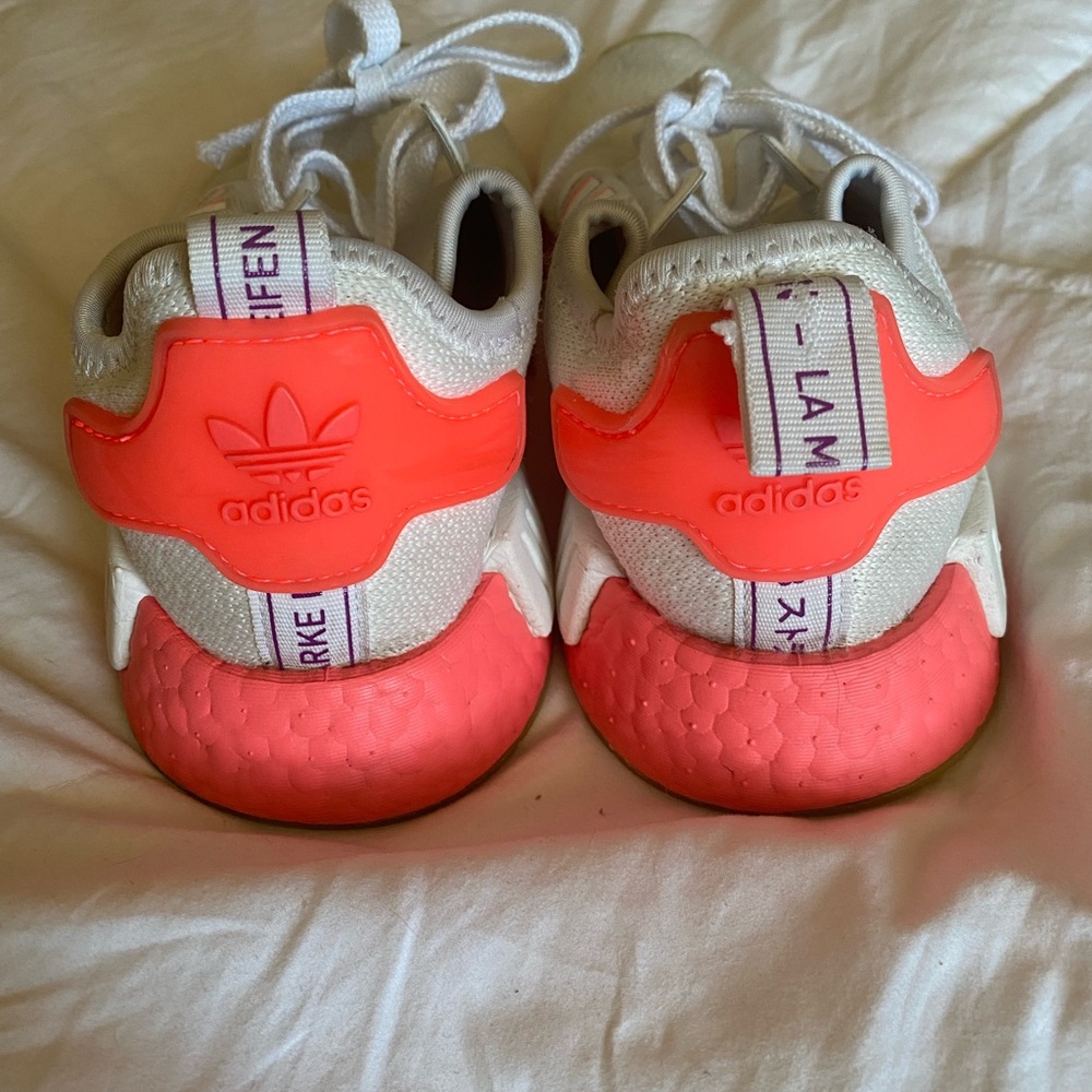 Adidas NMD White & Hot Pink - Picture 2 of 6